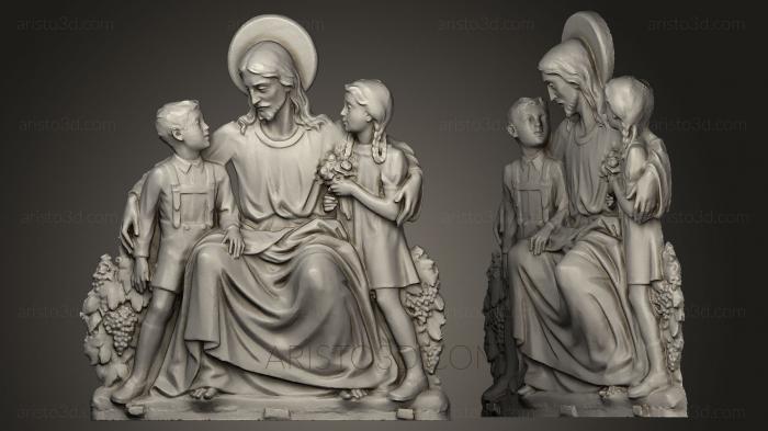 High reliefs and bas-reliefs, historical and religious (GRLFH_0047) 3D model for CNC machine